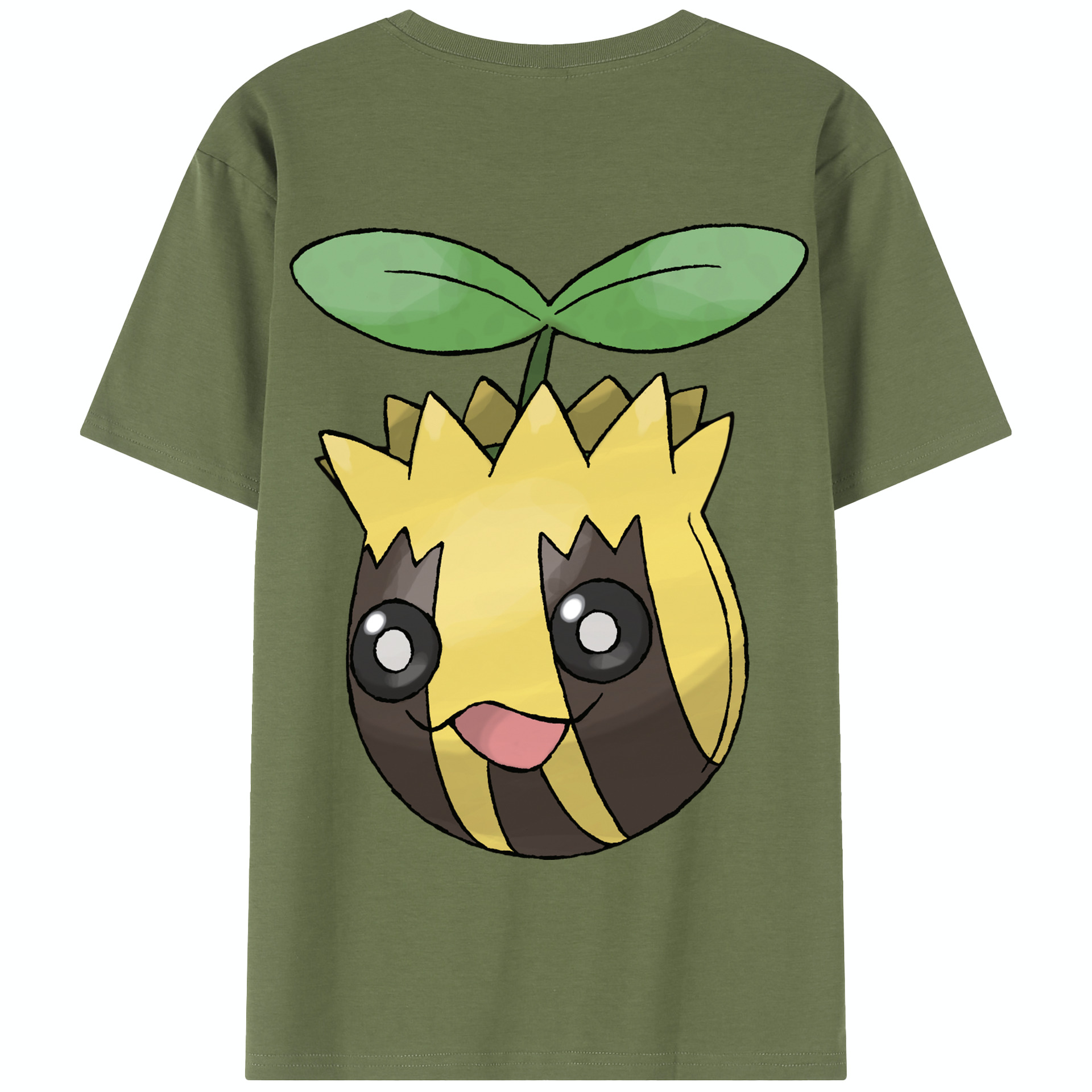 （画像用） ポケットモンスター Pokémon 綿100％半袖Tシャツ（背面プリント）